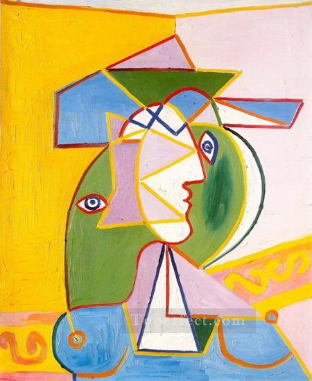 Bust of Woman 1932 cubism Pablo Picasso Oil Paintings